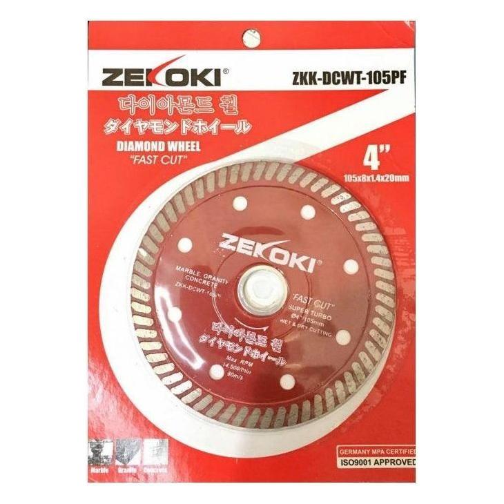 Zekoki ZKK-DCWT-105PF Diamond Cut Off Wheel 4 Zekoki ZKK-DCWT-105PF Diamond Cut Off Wheel 4